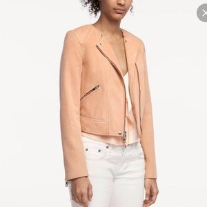 rag & bone suede moto jacket